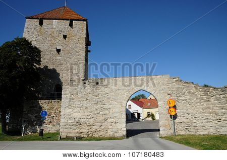 Old And Picturesque City Of Visby