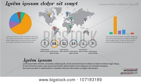 Vector Template for cycle diagram, graph, presentation and round chart