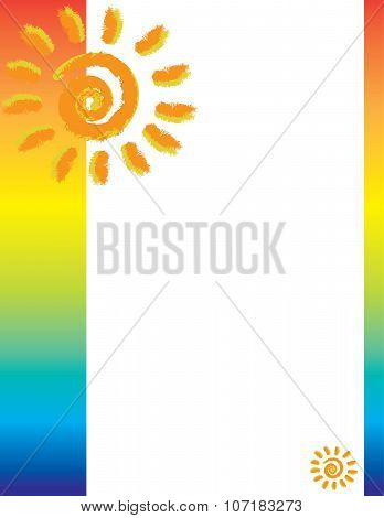 Tropical Sun Border