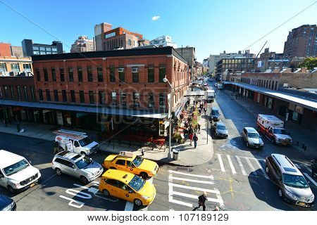 streets of New York in Autumn