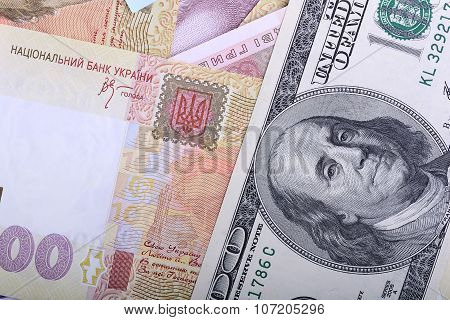Ukrainian Hryvnia And The American Dollars