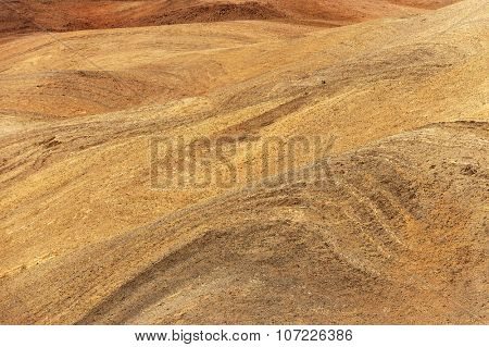 Desert landscape in Antiatlas Mountains, Morocco, Africa