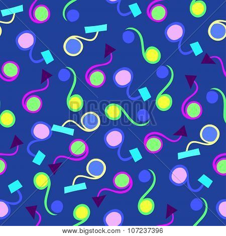 Circle Pattern Psychedelic Wallpaper