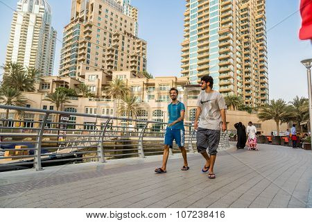 Dubai Marina Cityscape, Uae