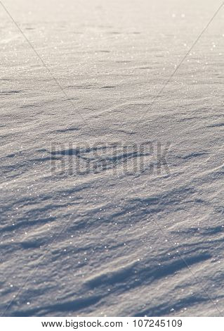 Wind painted Snow Texture Pattern Background