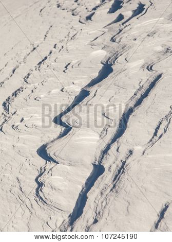 Wind painted Snow Texture Pattern Background