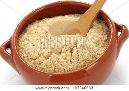 farofa, toasted cassava flour, brazilian food