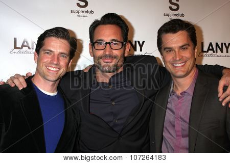 LOS ANGELES - DEC 4:  Scott Bailey, Gregory Zarian, Rick Hearst at the 