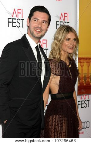 LOS ANGELES - NOV 5:  Melvil Poupaud, Melanie Laurent at the AFI FEST 2015 Presented By Audi Opening Night Premiere of 