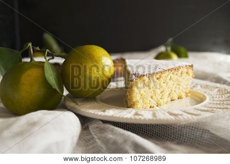Lemon almond cake