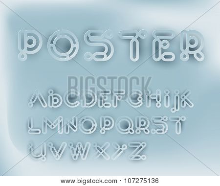 Infinity Font - Paper Cut