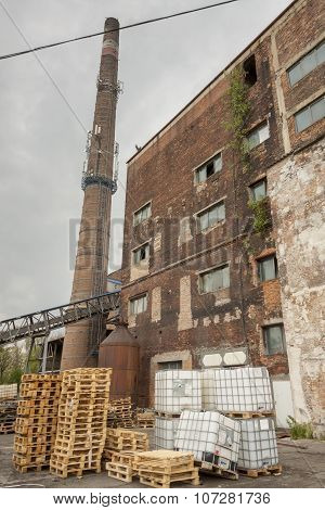 Outdoor Of Paper Mill - Poland