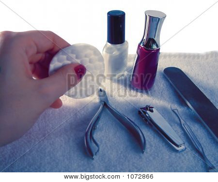 Manikúra Set modrý