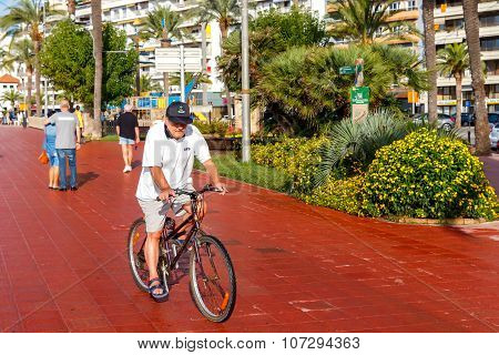 Lloret de mar. City Beach.