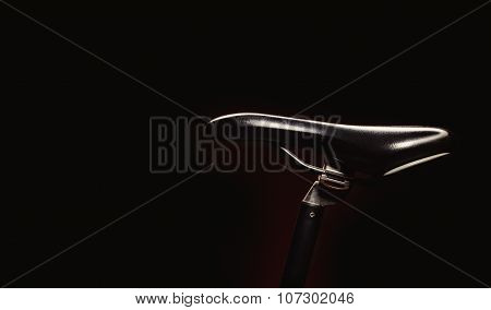 Accentuated Shapes Of A Bicycle