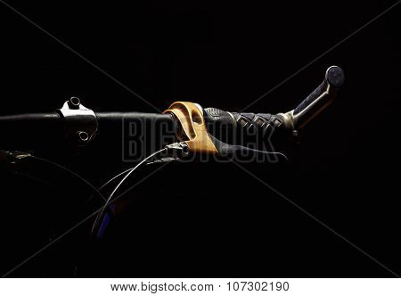 Accentuated Shapes Of A Bicycle