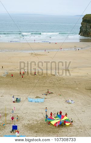 Summer Time On Ballybunion Beach