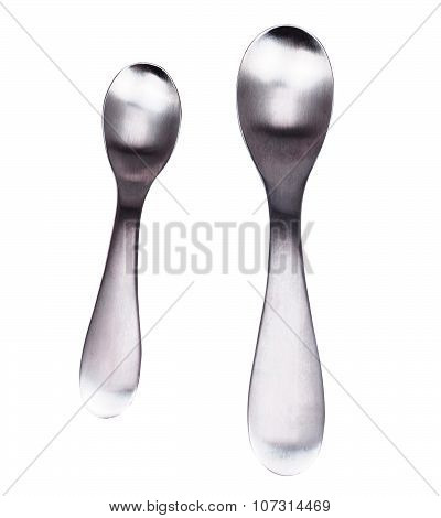 Metal Spoon Big And Small