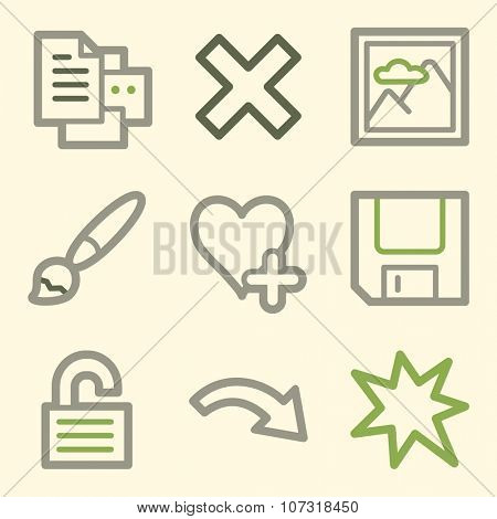Image viewer web icons