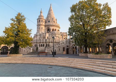 Part Of Fishermans Bastion In Budapest