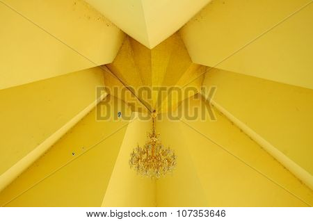 Inside dome of Makam Pahlawan at The National Mosque of Malaysia a.k.a Masjid Negara