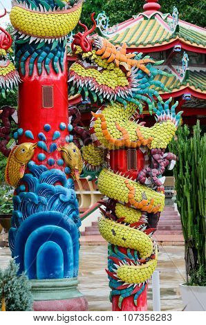 China Dragon, Chinese temple in Thailand.