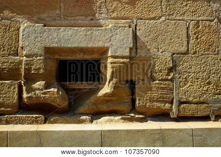 The Way of Saint James stone masonry walls in Redecilla del Camino Castilla Burgos