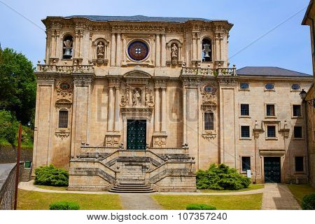 Samos monastery by the way of Saint James in Galicia Lugo