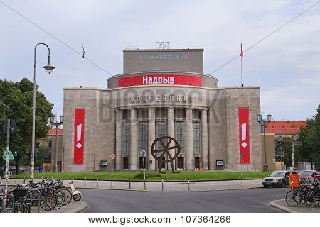 The Volksbuehne Theater At The Rosa-luxemburg-platz, Berlin.