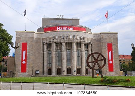 The Volksbuehne Theater At The Rosa-luxemburg-platz, Berlin.