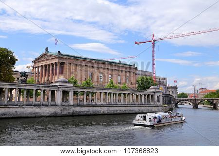 Berlin - July 25: Museum Island On Spree River In Center Of Berlin On July 25, 2015 -, Germany, Euro