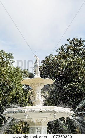 Statuary On Fountain Top