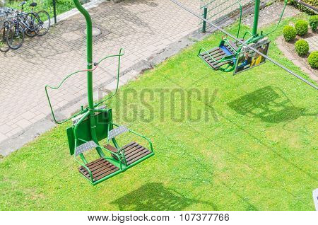 Chairlift At Schloss Burg