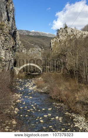 Bridge of Kontodimos, Pindus Mountains, Zagori, Epirus