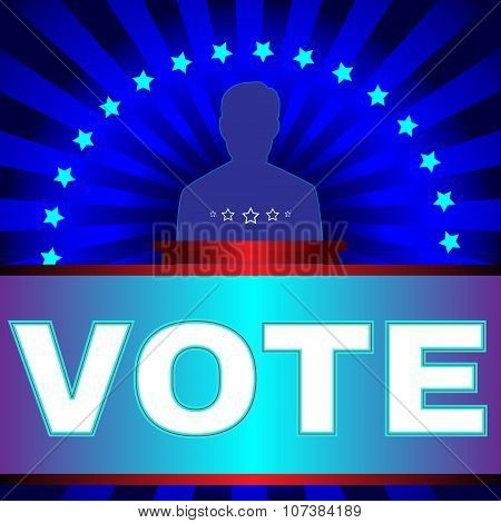 Election Vote Banner