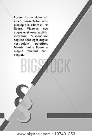 Paragraph Sign Dark Infographics