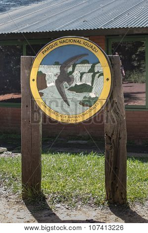 Iguazu Park Signpost