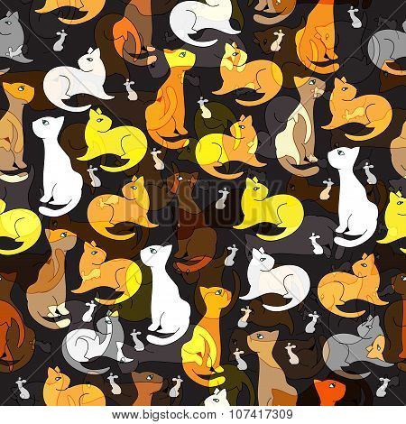 Pattern cat and mice