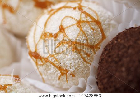 Rafaello Candies with Nuts and Caramell