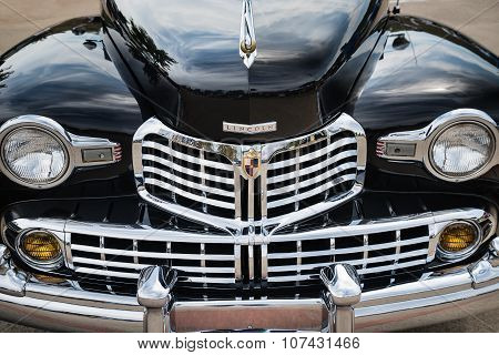 Black 1947 Lincoln Continental Convertible Classic Car