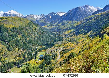 Mt Sopris During Foliage Season In Colorado
