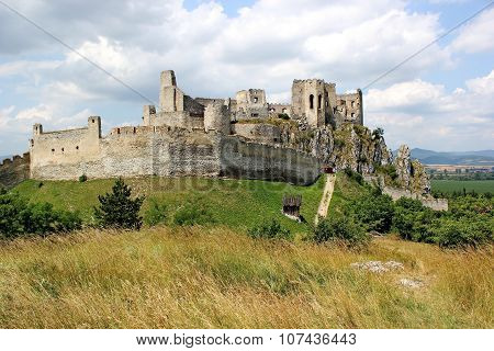 ruins of castle Beckov, Slovakia