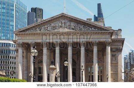Royal Stock Exchange In London