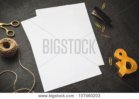 Cute And Stylish Brending Mockup Photo With Retro Filter Effect