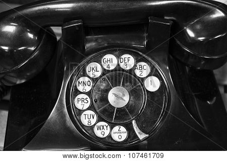 Old Phone - Antique Rotary Dial Telephone