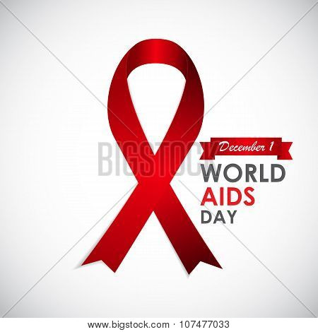 Red Ribon - Symbol of 21 December World AIDS Day