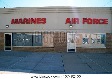 Marines and Air Force Recruitment Offices