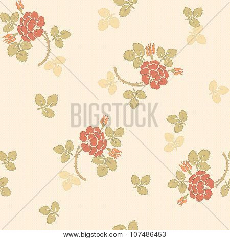 Little Rose seamless background