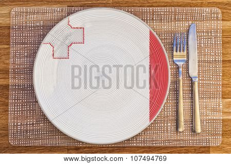 Dinner Plate For Malta