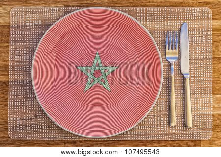 Dinner Plate For Morocco